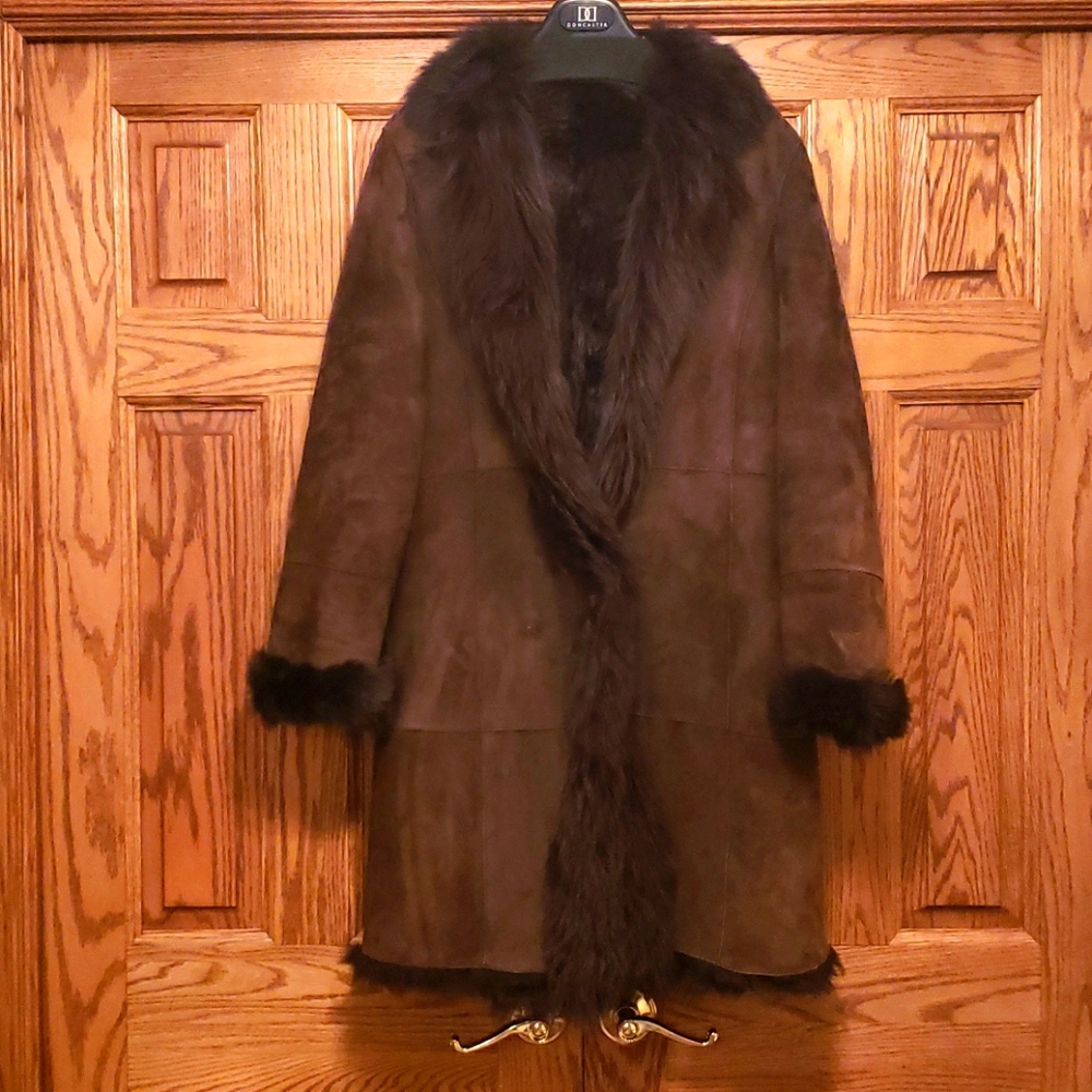 Don Castor Brown Shearling Coat
